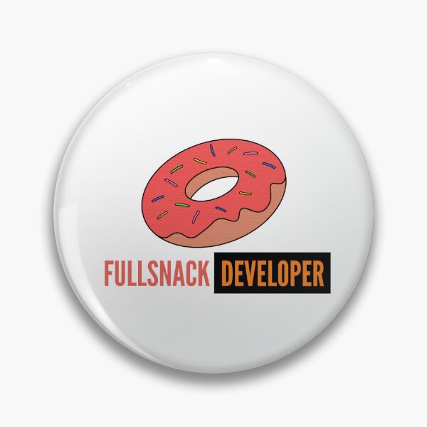 Item preview, FullSnack developer design | Sarcastic Full stack Sticker designed and sold by VenomKage.