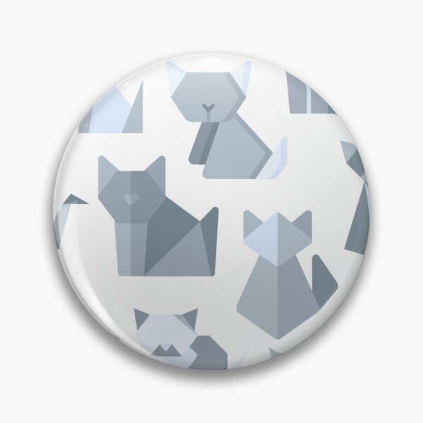 Item preview, Origami Cats - Flat Design in Shades of Gray designed and sold by Neitherworld-BJ.