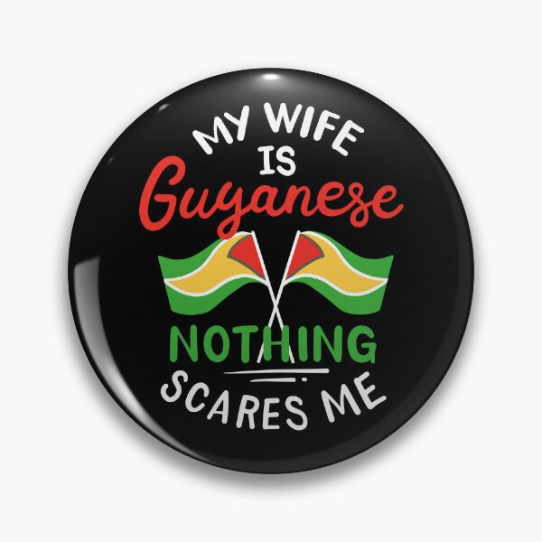 Item preview, My Wife Is Guyanese Nothing Scares Me designed and sold by Betsytiptoe.