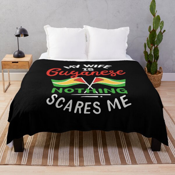 Item preview, My Wife Is Guyanese Nothing Scares Me designed and sold by Betsytiptoe.