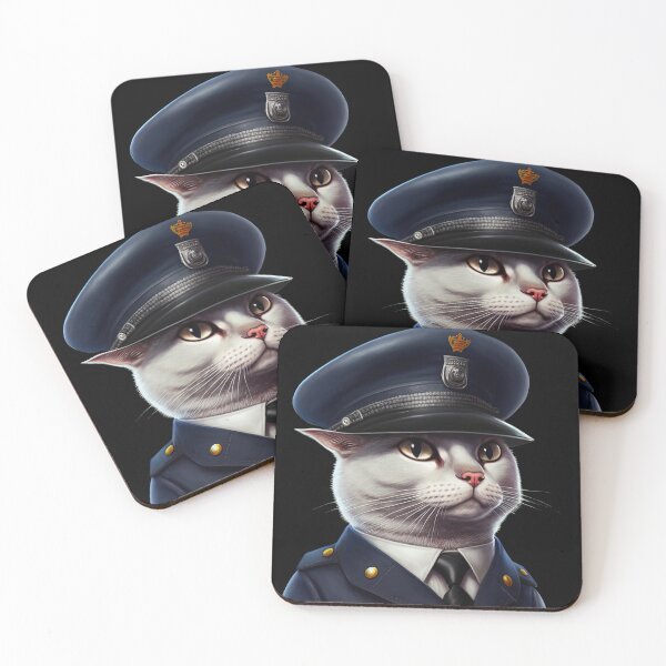Item preview, Cat police designed and sold by AnimalArtPhotos.