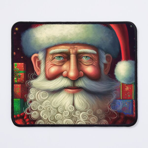 Item preview, Contemporary Santa Claus with Presents designed and sold by AiHolidayArt.