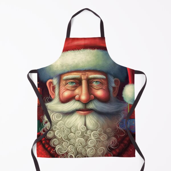 Item preview, Contemporary Santa Claus with Presents designed and sold by AiHolidayArt.