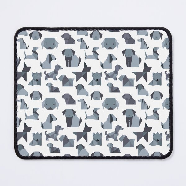 Item preview, Origami Dogs - Flat Design in Shades of Gray designed and sold by Neitherworld-BJ.