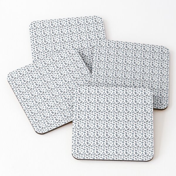 Item preview, Origami Dogs - Flat Design in Shades of Gray designed and sold by Neitherworld-BJ.
