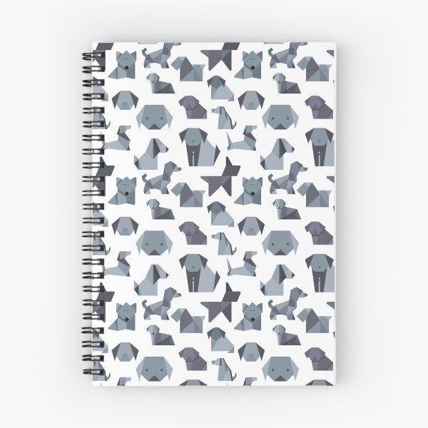 Item preview, Origami Dogs - Flat Design in Shades of Gray designed and sold by Neitherworld-BJ.