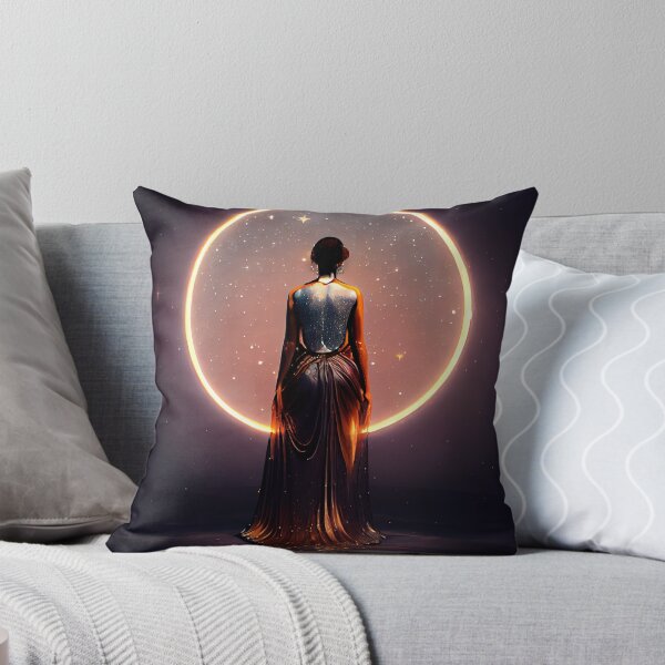 Aperçu de l'œuvre Une femme regardant dans la galaxie - Divine créée et vendue par InsterDesign.