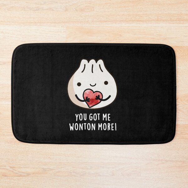 Item preview, You Got Me Wonton More Funny Dimsum Puns (Dark BG) designed and sold by punnybone.