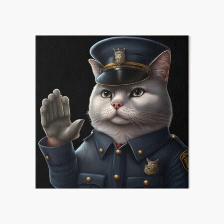 Persian Cat Police Officer' Poster by Stonemask