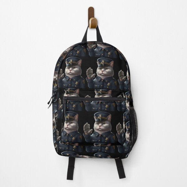 Item preview, Police officer cat designed and sold by AnimalArtPhotos.
