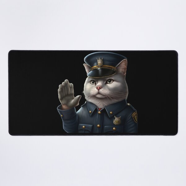 Officer police cat | Art Board Print