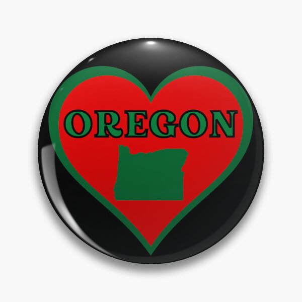 Item preview, Oregon Greed Red Heart  designed and sold by MojaveTradePost.