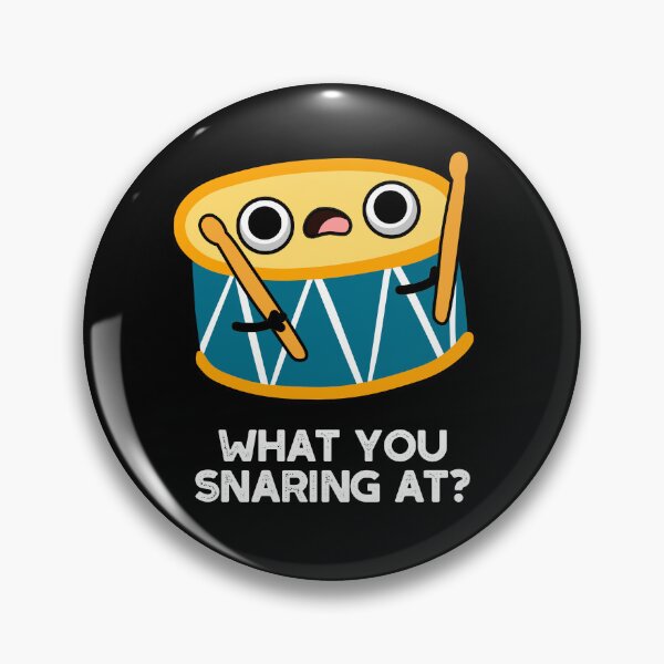 Item preview, What You Snaring At Funny Drummer Drum Puns (Dark BG) designed and sold by punnybone.