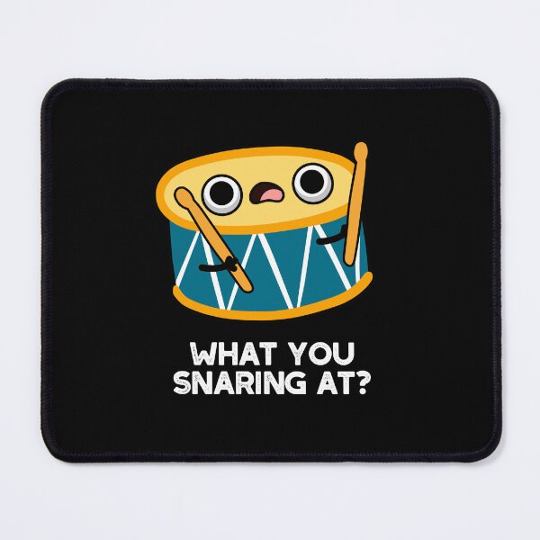 Item preview, What You Snaring At Funny Drummer Drum Puns (Dark BG) designed and sold by punnybone.