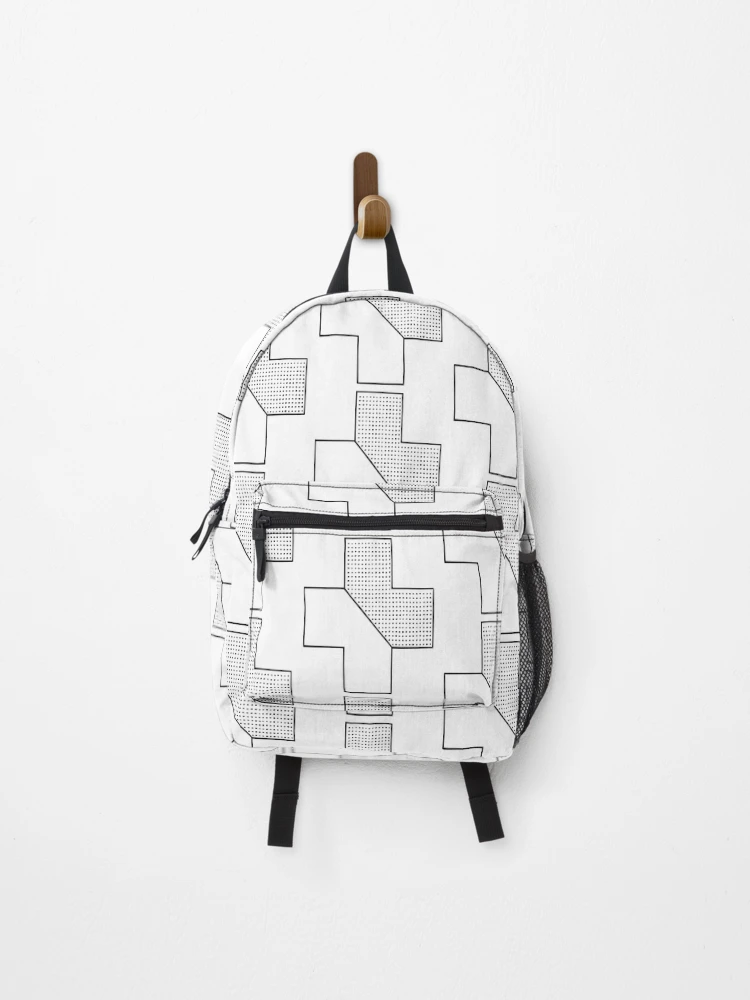 Thumbnail 1 of 3, Backpack, Abstract Plus Sign Pattern Design designed and sold by freshWaterCo.