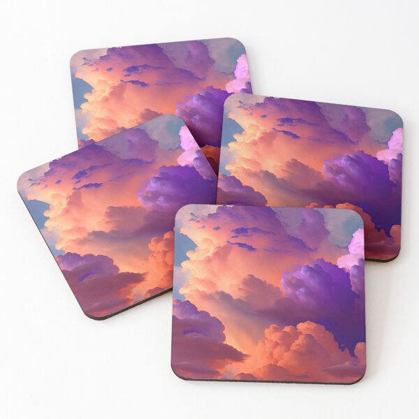 Item preview, Purple and orange clouds designed and sold by etherElric.