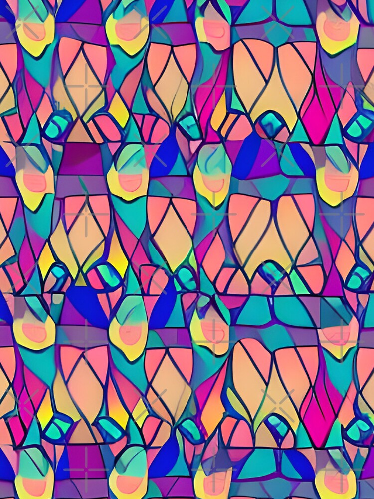 Thumbnail 5 of 5, iPhone Case, Retro Abstract Pattern designed and sold by Sapphire07.