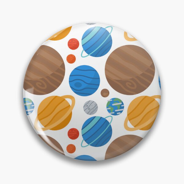 Item preview, The Solar System Planets - Fun and Colorful Flat Vector Design Pattern designed and sold by Neitherworld-BJ.