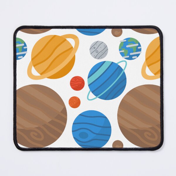Item preview, The Solar System Planets - Fun and Colorful Flat Vector Design Pattern designed and sold by Neitherworld-BJ.