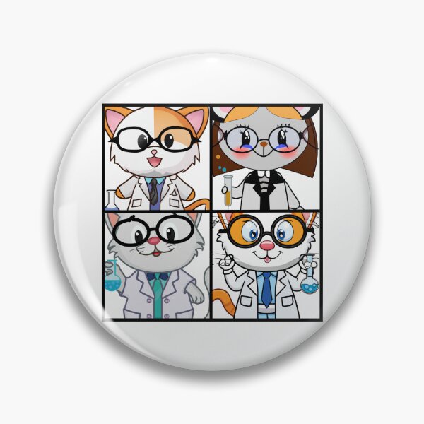 Item preview, Cute Kitten Scientists - Science Cat, Experiment Cat, Cat Lover, Laboratory Cat, Geek Cat, Nerd Cat, Scientist Kitten designed and sold by jadedscientist.