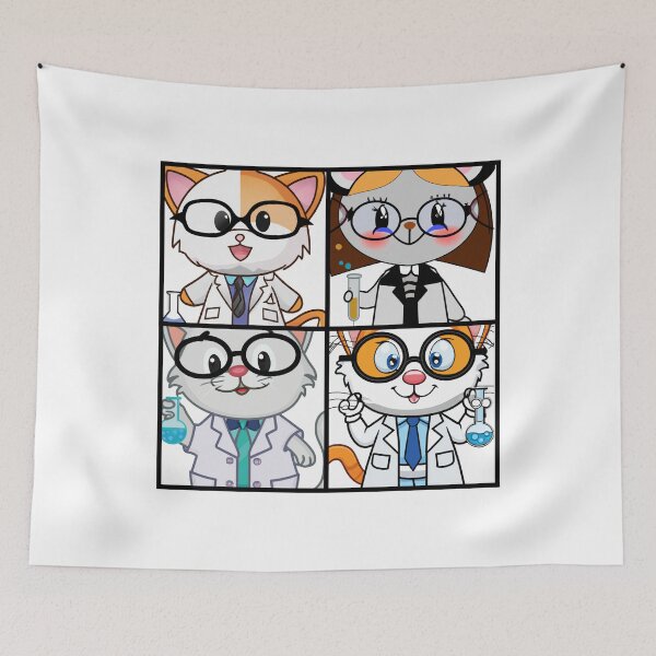 Item preview, Cute Kitten Scientists - Science Cat, Experiment Cat, Cat Lover, Laboratory Cat, Geek Cat, Nerd Cat, Scientist Kitten designed and sold by jadedscientist.