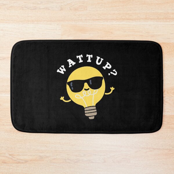Item preview, Watt Up Funny Bulb Puns (Dark BG) designed and sold by punnybone.