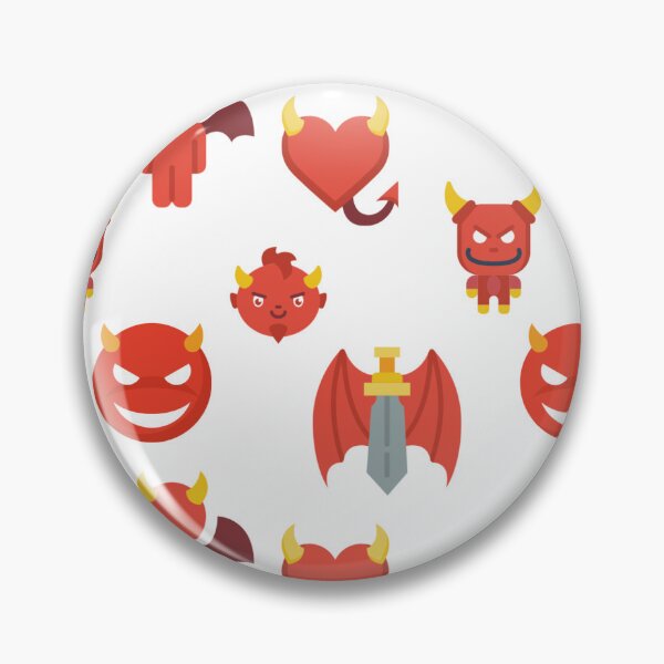 Item preview, Cute Little Devils - Fun and Playful Devil Theme Flat-Vector Design Pattern designed and sold by Neitherworld-BJ.