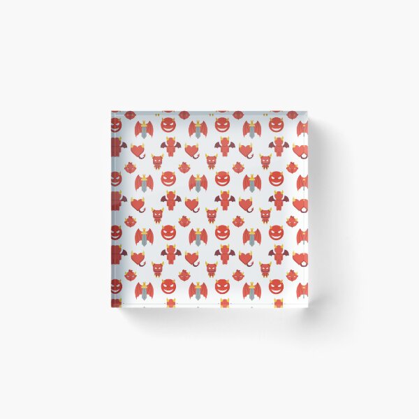 Item preview, Cute Little Devils - Fun and Playful Devil Theme Flat-Vector Design Pattern designed and sold by Neitherworld-BJ.