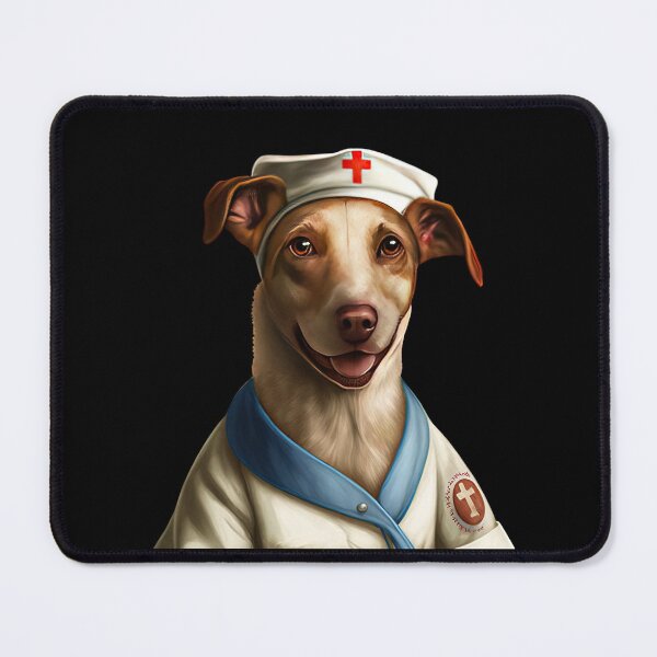 Item preview, Nurse dog designed and sold by AnimalArtPhotos.