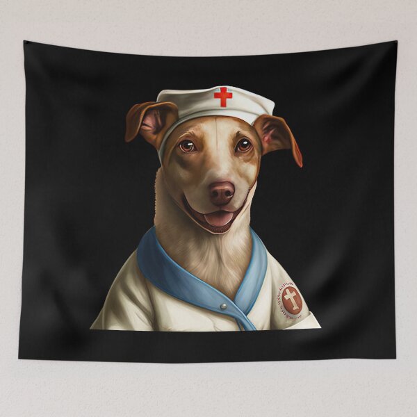 Item preview, Nurse dog designed and sold by AnimalArtPhotos.