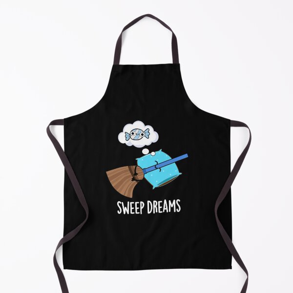 Item preview, Sweep Dreams Funny Broom Puns (Dark BG) designed and sold by punnybone.