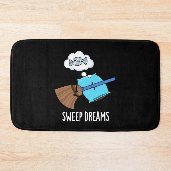 Item preview, Sweep Dreams Funny Broom Puns (Dark BG) designed and sold by punnybone.