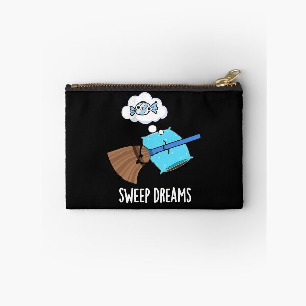 Item preview, Sweep Dreams Funny Broom Puns (Dark BG) designed and sold by punnybone.