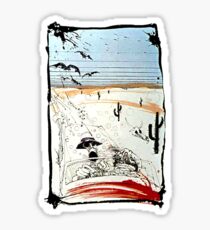 Fear and This is bat country - Loathing in Las Vegas Sticker