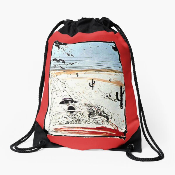 Fear and This is bat country - Loathing in Las Vegas Drawstring Bag