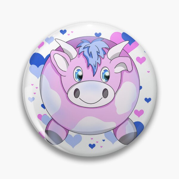Aperçu de l'œuvre vache kawaii créée et vendue par BeingNow.