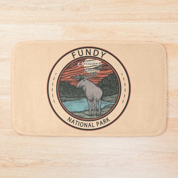 Item preview, Fundy National Park Canada Moose Badge designed and sold by KrisSidDesigns.