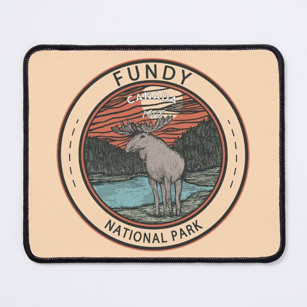 Item preview, Fundy National Park Canada Moose Badge designed and sold by KrisSidDesigns.