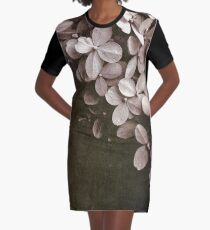 hydrangea Graphic T-Shirt Dress