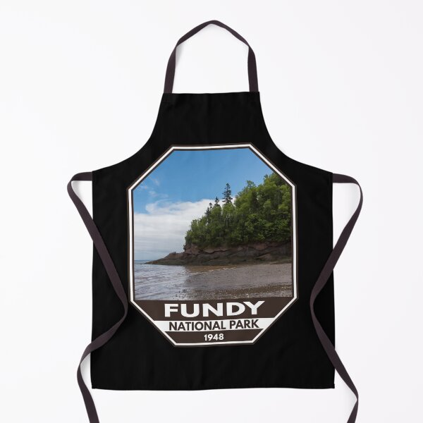 Item preview, Fundy National Park Coastline Emblem designed and sold by KrisSidDesigns.