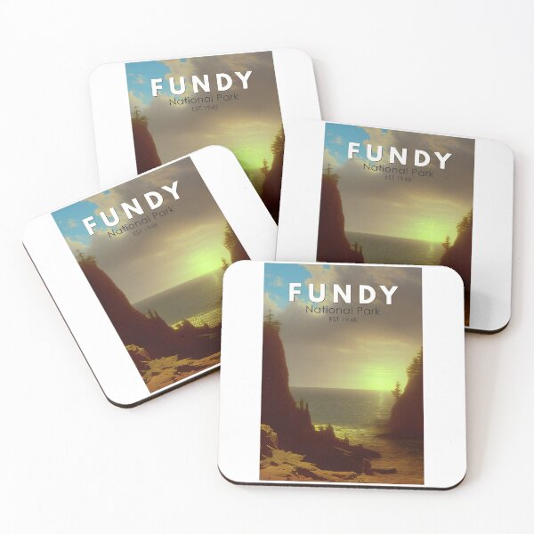 Item preview, Fundy National Park Canada Vintage Art designed and sold by KrisSidDesigns.