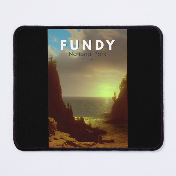 Item preview, Fundy National Park Canada Vintage Art designed and sold by KrisSidDesigns.
