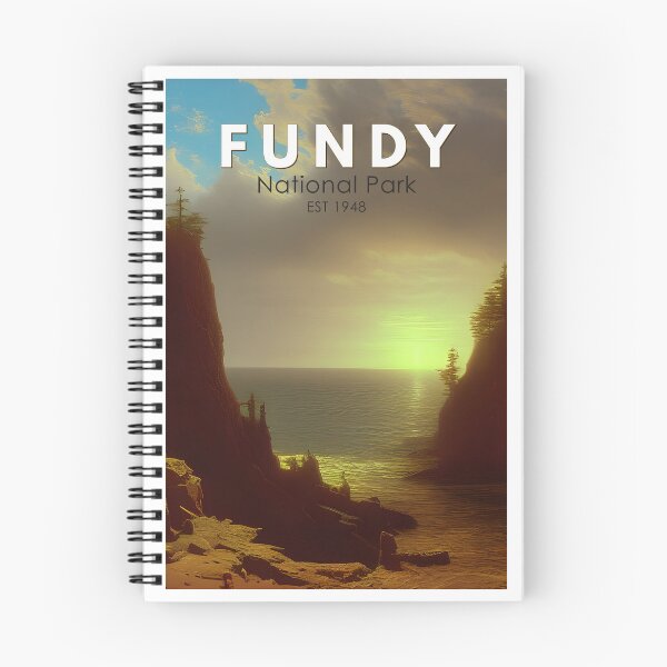 Item preview, Fundy National Park Canada Vintage Art designed and sold by KrisSidDesigns.