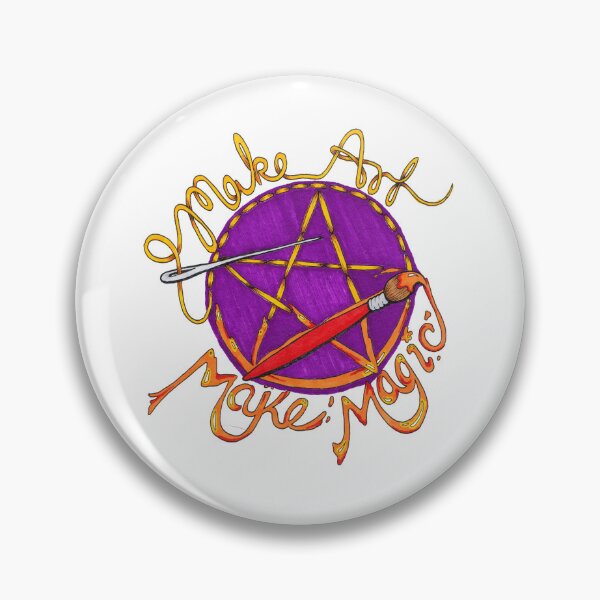 Item preview, Make Art, Make Magic designed and sold by Wyrd & Witchy Art and Design.