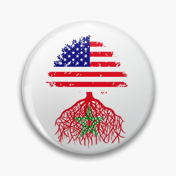 Item preview, Moroccan Roots Half American and Moroccan Flag  designed and sold by LordArt.
