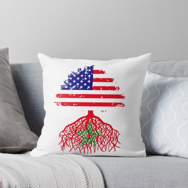 Item preview, Moroccan Roots Half American and Moroccan Flag  designed and sold by LordArt.