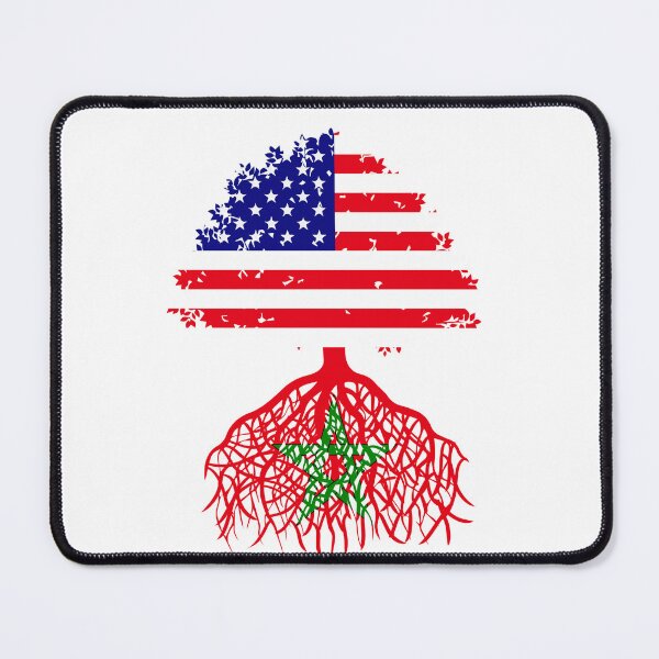 Item preview, Moroccan Roots Half American and Moroccan Flag  designed and sold by LordArt.