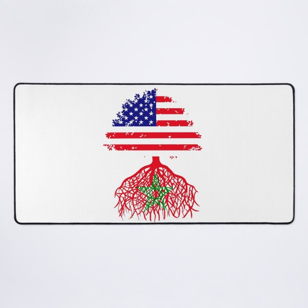 Item preview, Moroccan Roots Half American and Moroccan Flag designed and sold by LordArt.