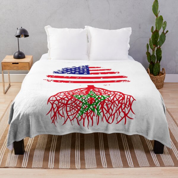 Item preview, Moroccan Roots Half American and Moroccan Flag  designed and sold by LordArt.