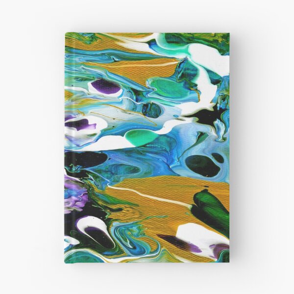 Item preview, Blue Gold Abstract designed and sold by Genevieve Esson.